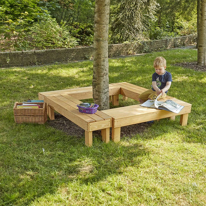 Seat Around Bench Set - Set of 4