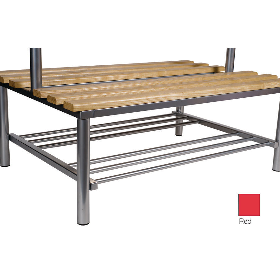 Club Duo Cloakroom Bench Shoe Rack