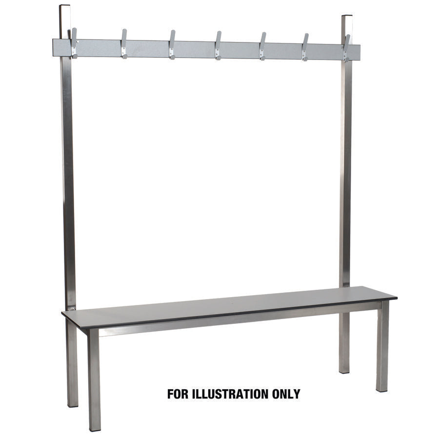 Aqua Solo Cloakroom Bench