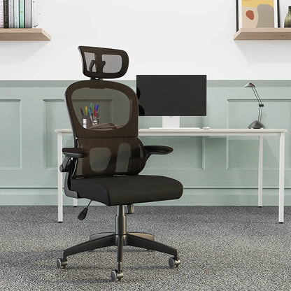 Iris Task Operator Mesh Back Fabric Seat With Headrest