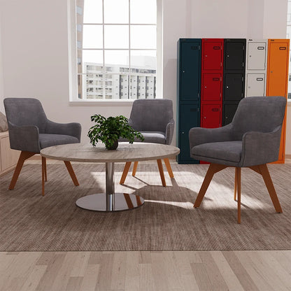 Carmen Wooden Leg Visitor Chair