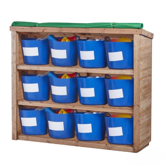 Outdoor Storage Shelving Unit with Cover