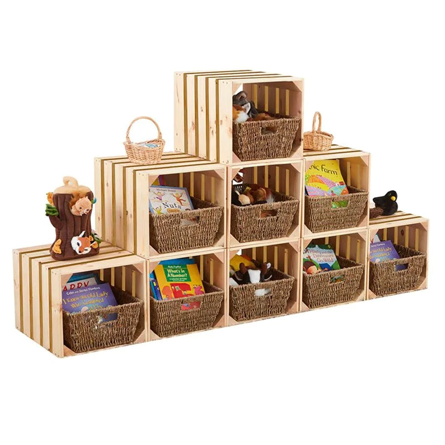 Modular Storage Squares (Set of 9 Wooden Frames)