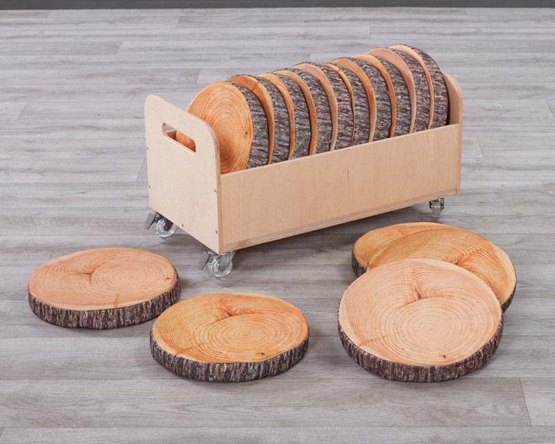 Log Style Slices In Trolley (16Pk)
