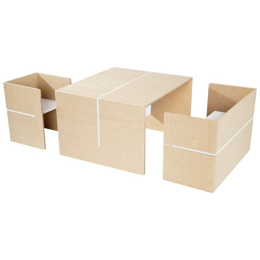 Wesco Early Years Pop Comfort kit Table and Chairs S1-S2 white