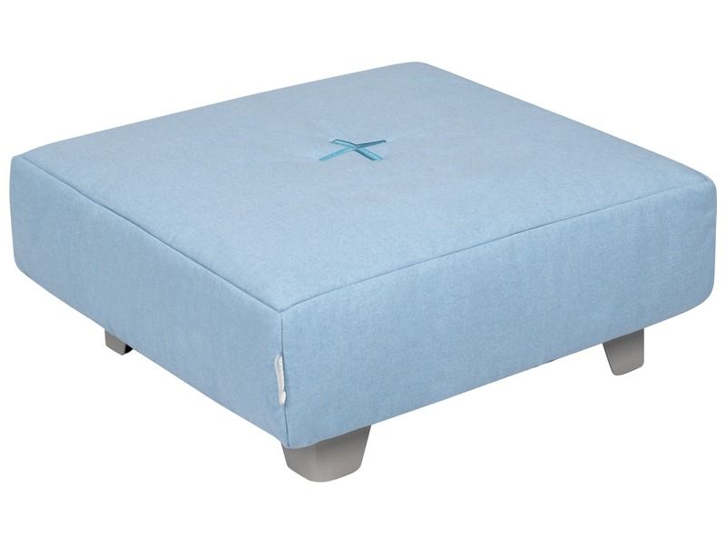 Square Pouffe With Cocoon Comfort Metal Legs
