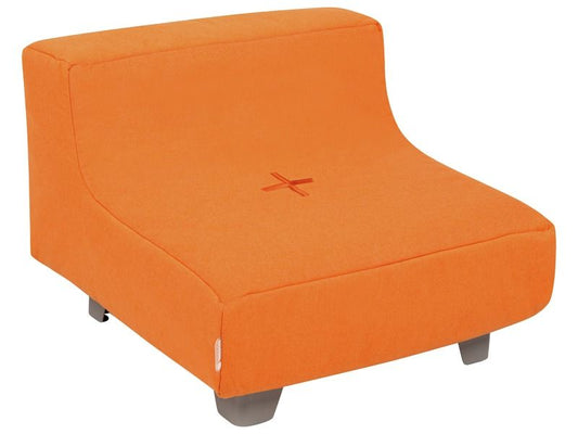 Low Chair With Cocoon Comfort Metal Legs