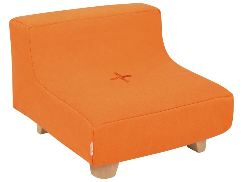Low Chair With Cocoon Comfort Wooden Legs