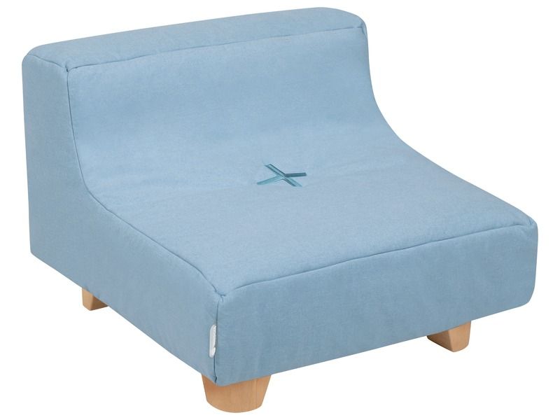 Low Chair With Cocoon Comfort Wooden Legs