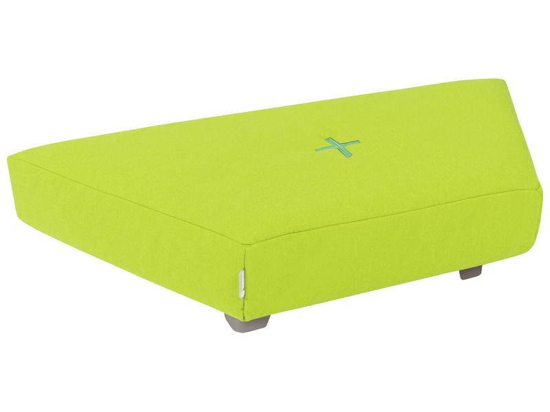 Trapezium Pouffe With Cocoon Comfort Metal Legs