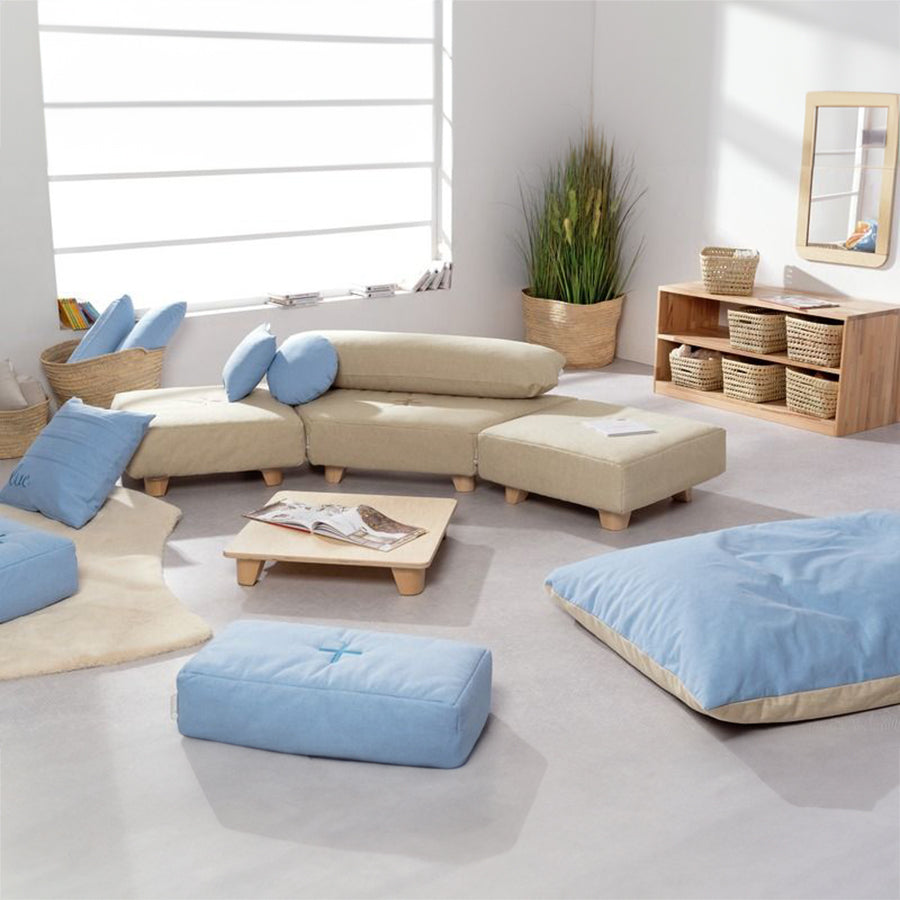 Small Rectangular Pouffe Cocoon Comfort