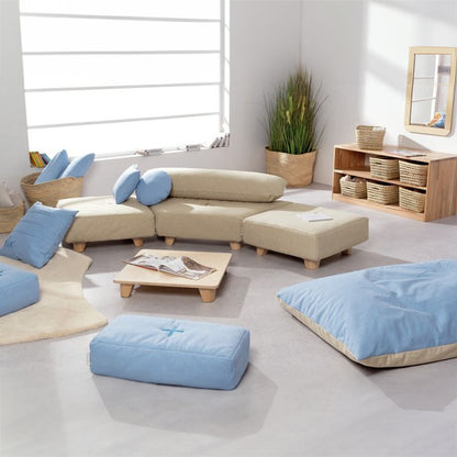 Small Rectangular Pouffe Cocoon Comfort