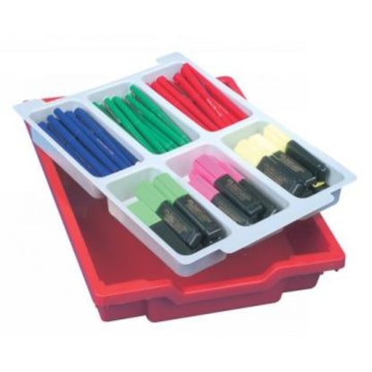 Gratnells Tray Insert Six Compartment Available from Stock