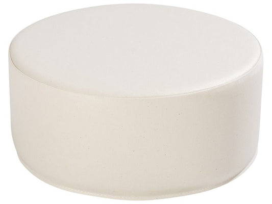 Round Pouffe Organic Basic H: 17 Cm