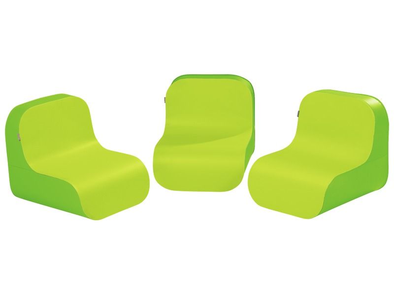 Kit Of 3 Tic Tac Low Chairs