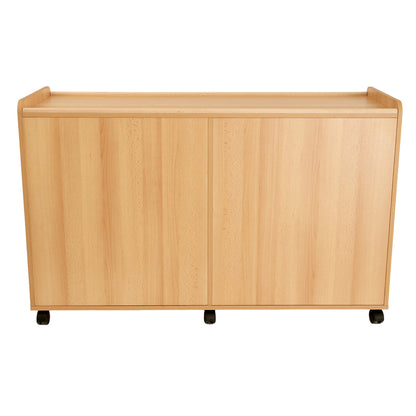 8 Shallow/6 Deep Storage Unit With Doors/Clear Trays