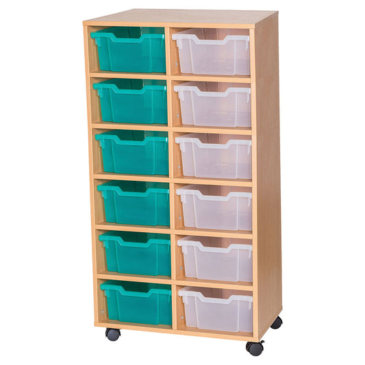 Smart Storage 12 Deep Tray Double Unit