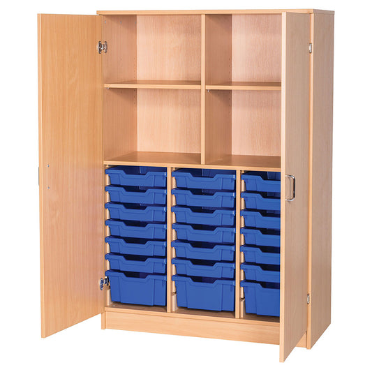 Smart Storage 24 Shallow Tray Shelf Cupboard