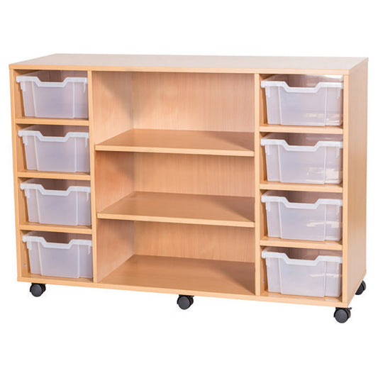 Smart Storage 8 Deep Tray Unit with 2 Shelves