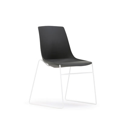 Arlo Shell Stacking Side Chair with Skid Frame