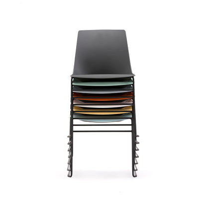 Arlo Shell Stacking Side Chair with Skid Frame
