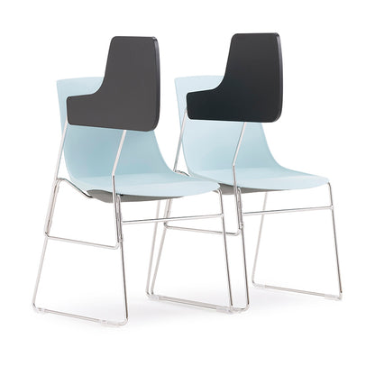 Arlo Shell Stacking Side Chair with Skid Frame
