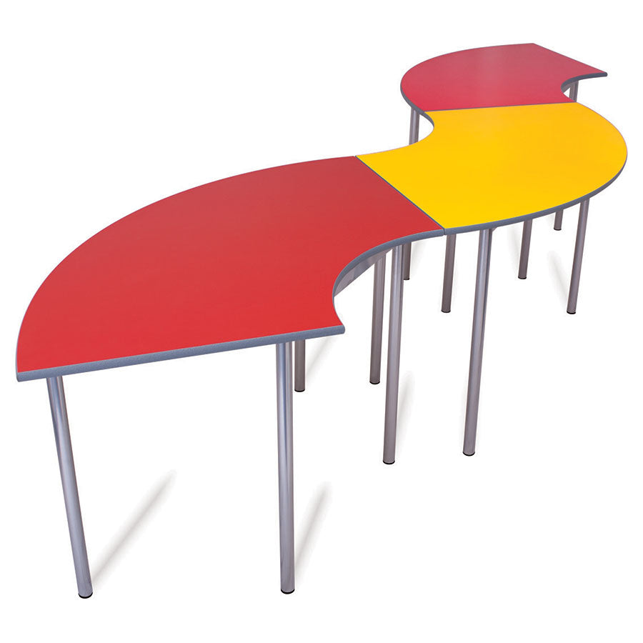 Advanced Furniture Cogent Classroom Table Curve MDF Edge CURVE1 TS30527 2