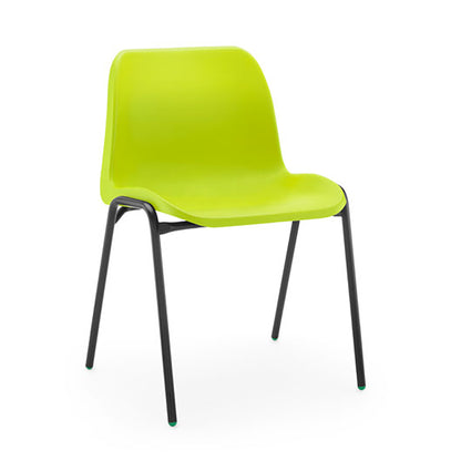 Affinity Chair Steel Frame and Polypropylene Seat Lime