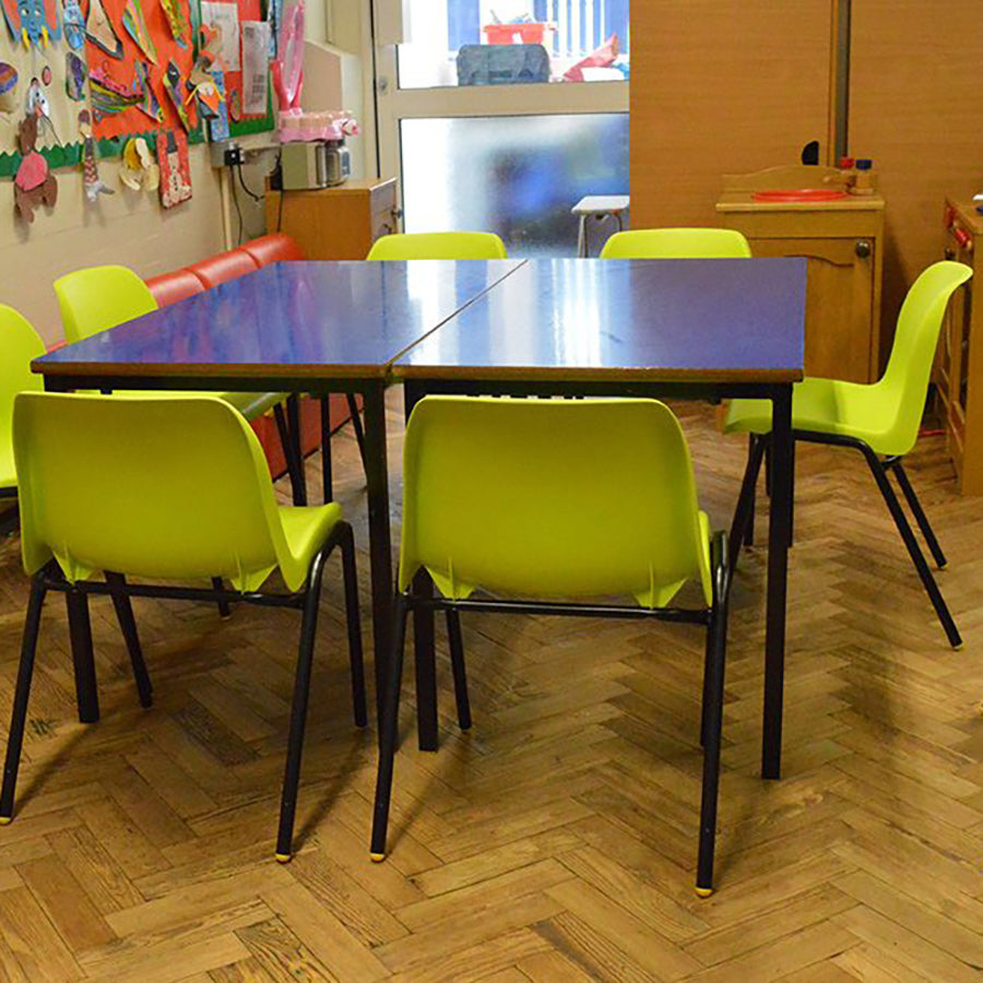 Affinity Chair Steel Frame and Polypropylene Seat Lime Lifestyle Image