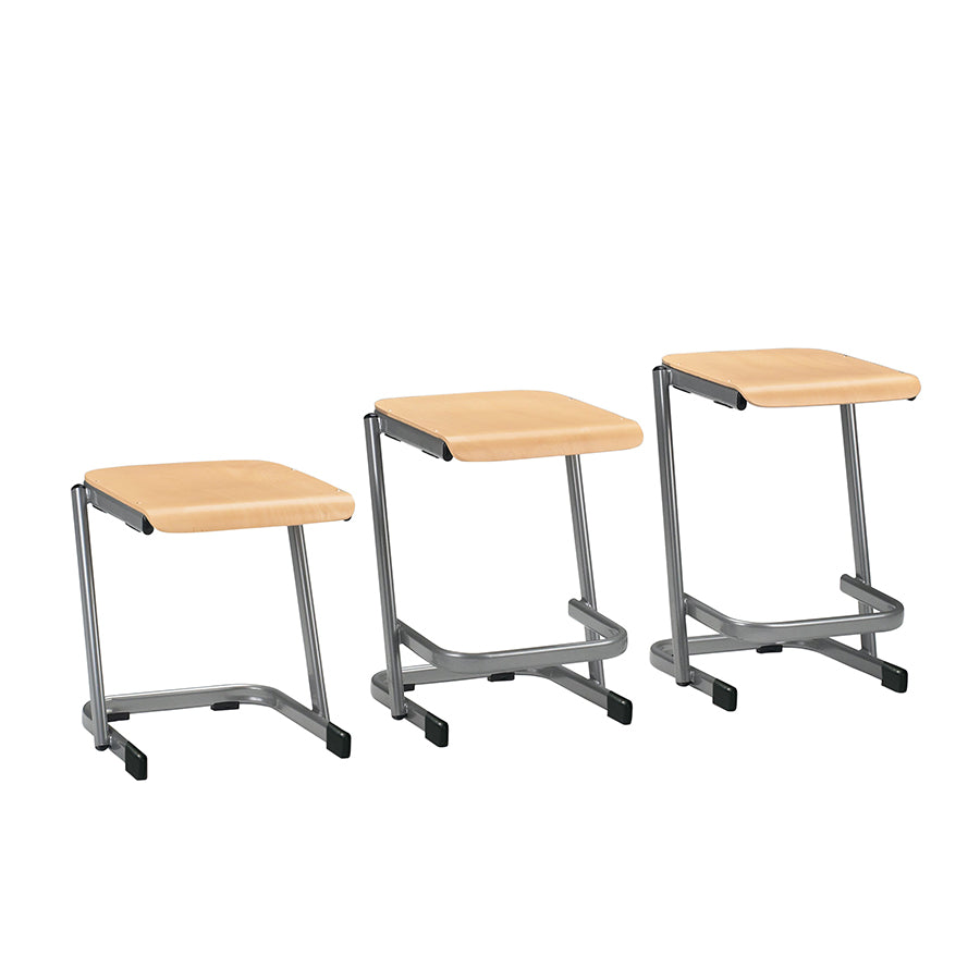 Alpha® Stactek Stools in 3 heights