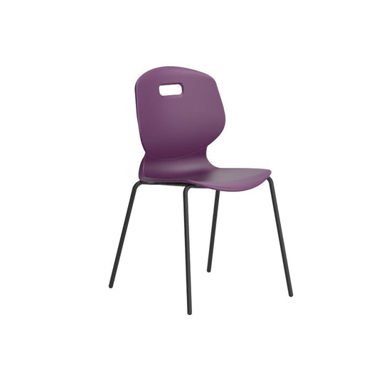 Arc 4 Leg Classroom Polypropylene Chair size 5 grape