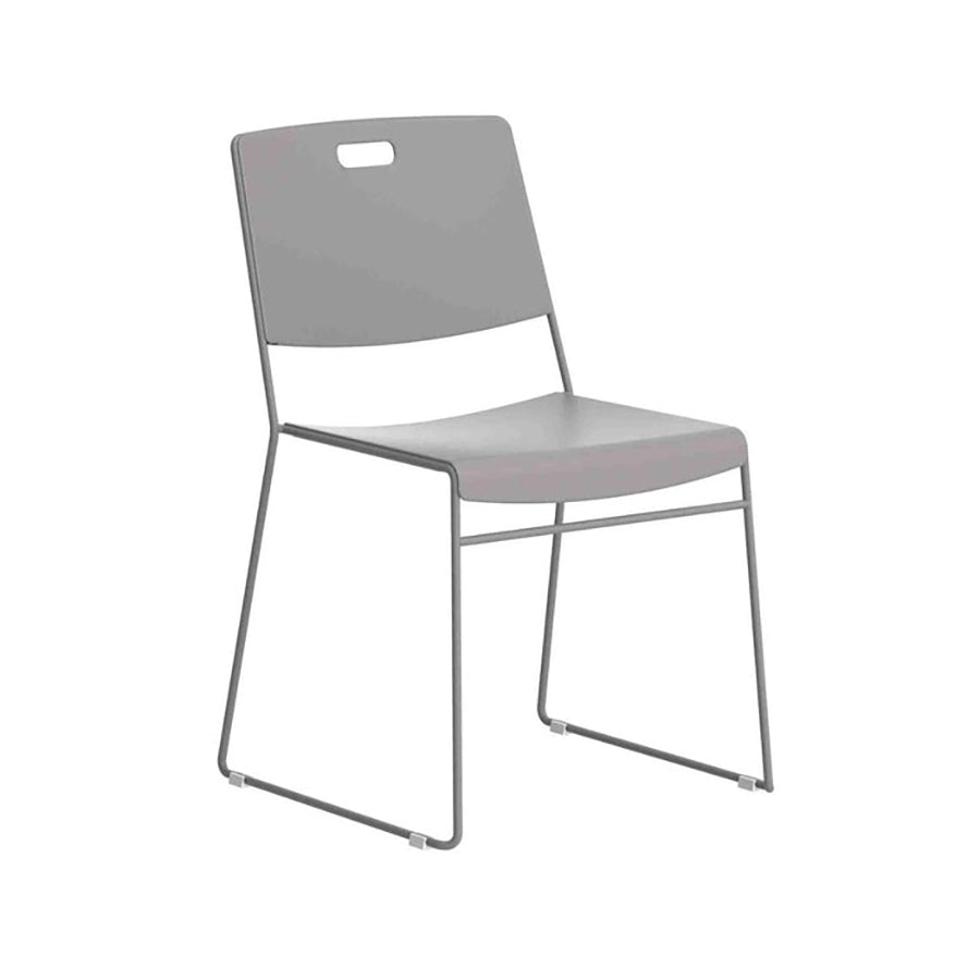 Arc High Density Stacking Chair Grey
