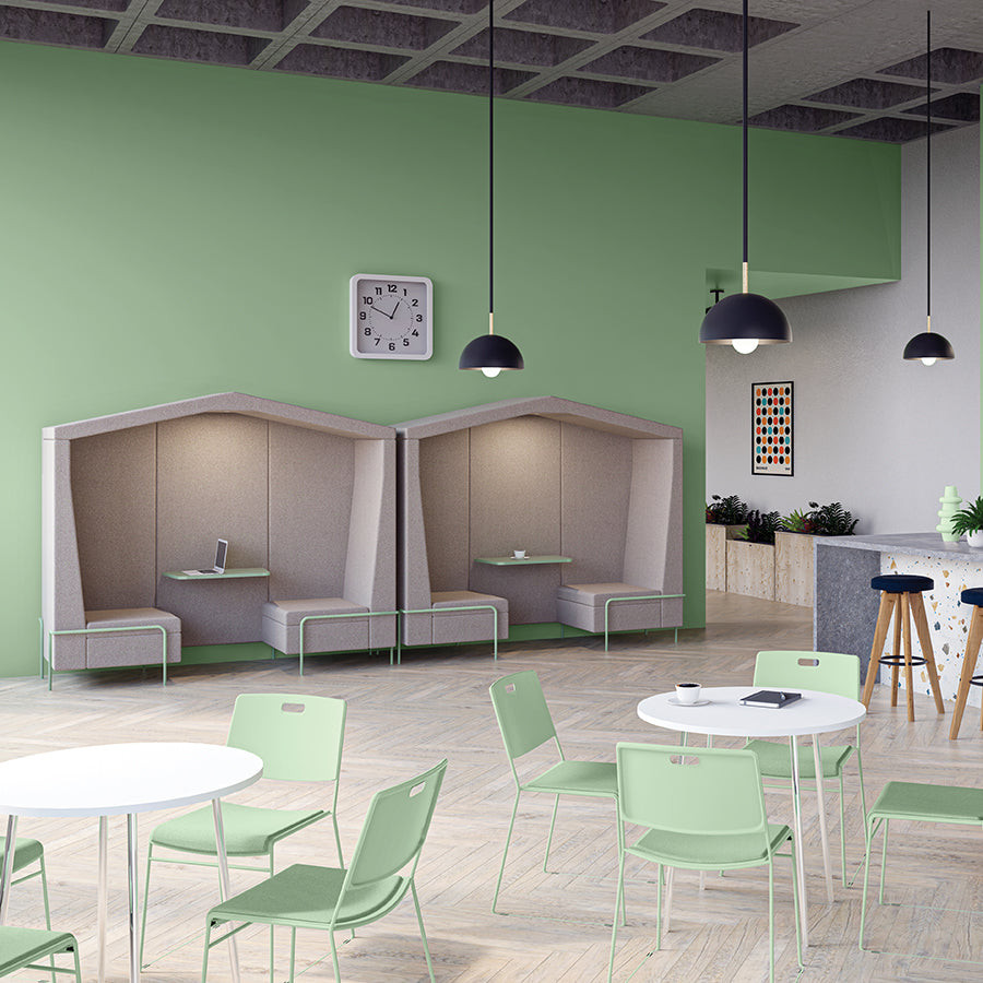 Arc High Density Stacking Chair Lifestyle Image