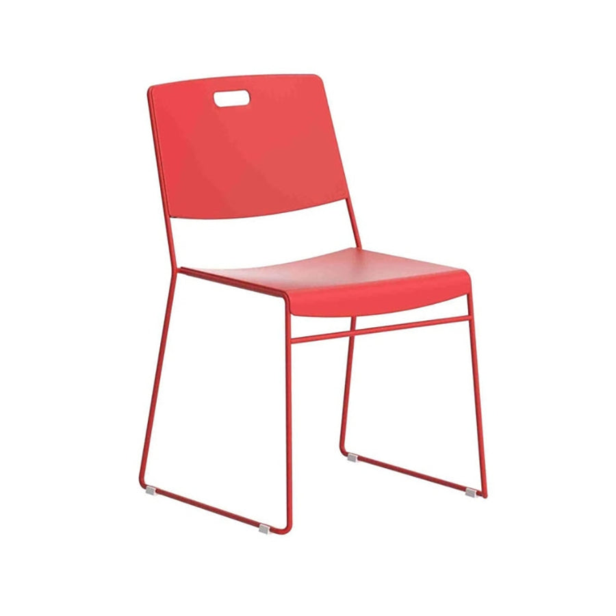 Arc High Density Stacking Chair Red