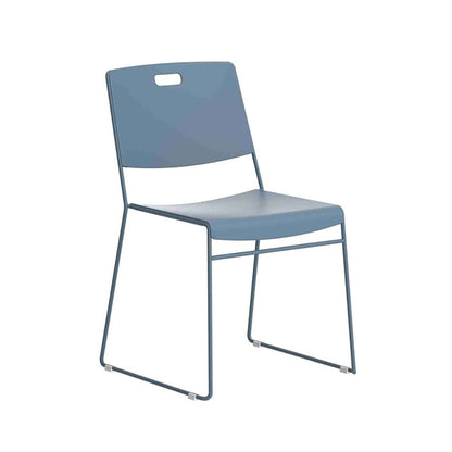 Arc High Density Stacking Chair Steel Blue