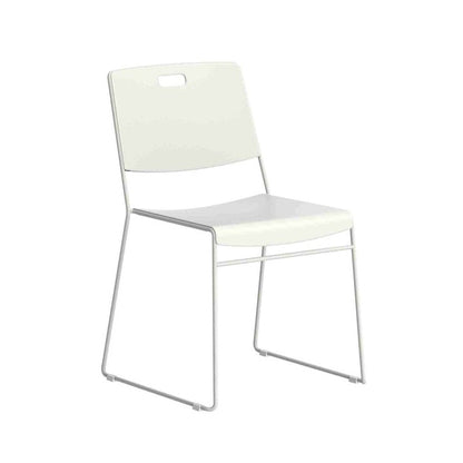 Arc High Density Stacking Chair White