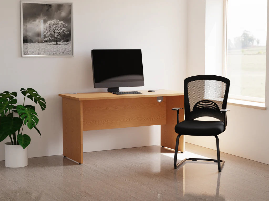 Impulse Panel End Rectangular Desk