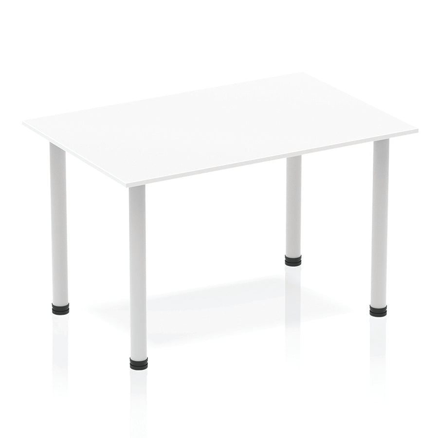 Impulse Straight Table With Post Leg