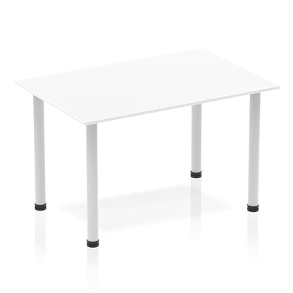 Impulse Straight Table With Post Leg