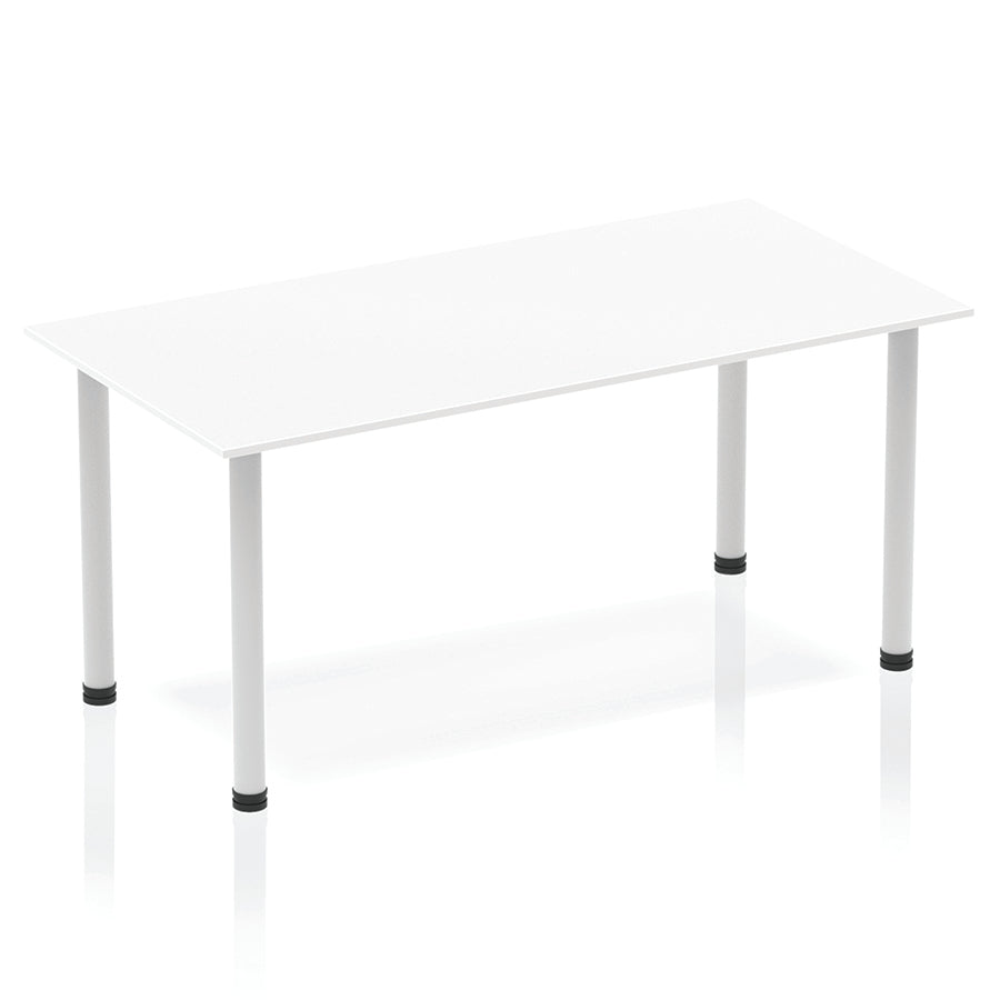 Impulse Straight Table With Post Leg