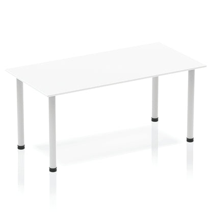 Impulse Straight Table With Post Leg