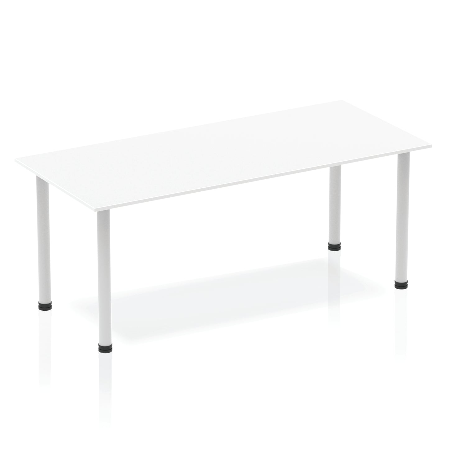 Impulse Straight Table With Post Leg