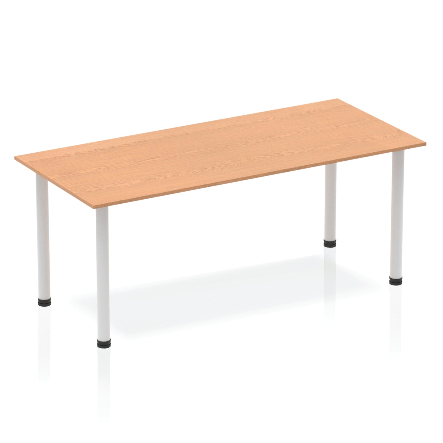 Impulse Straight Table With Post Leg