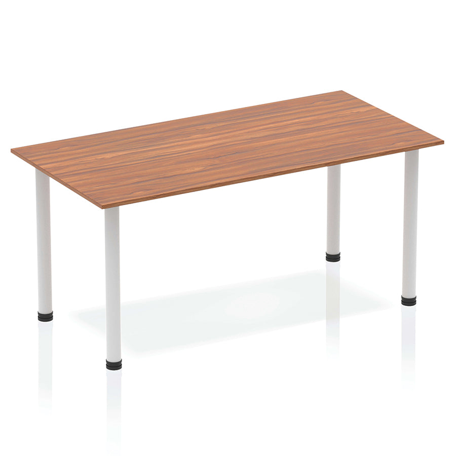 Impulse Straight Table With Post Leg