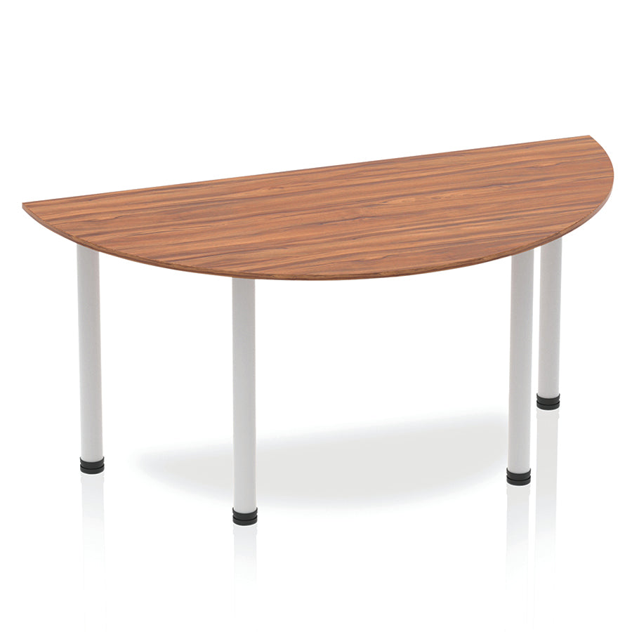 Impulse Semi-Circle Table With Post Leg