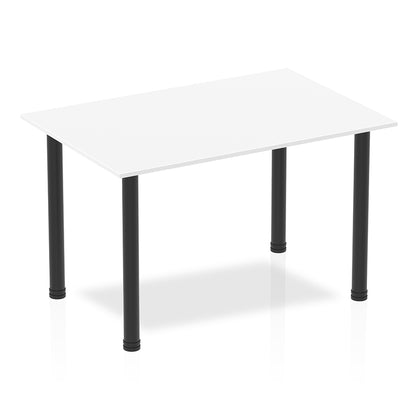 Impulse Straight Table With Post Leg
