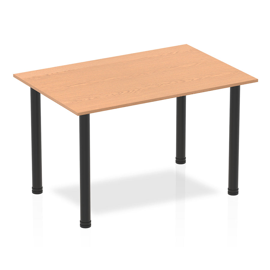 Impulse Straight Table With Post Leg
