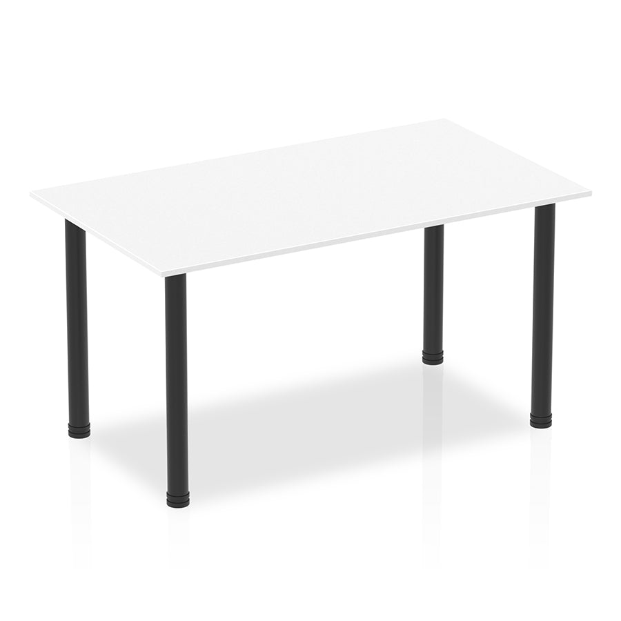 Impulse Straight Table With Post Leg