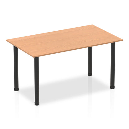 Impulse Straight Table With Post Leg