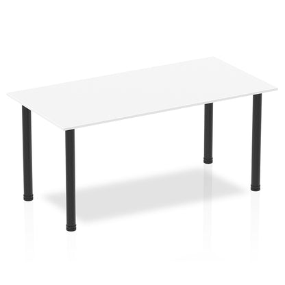 Impulse Straight Table With Post Leg